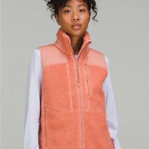 Lululemon Textured Fleece Full-Zip Vest